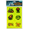 Pack of 6 Halloween High-visibility Reflective Safety Stickers by Emotionery