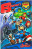 8 Today Marvel Avengers Birthday Card with Badge