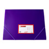 Pack of 120 A4 Purple 3 Flap Folders with Elasticated Closure