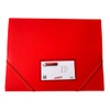 Pack of 12 A4 Red 3 Flap Folders with Elasticated Closure