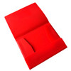 Pack of 12 A4 Red 3 Flap Folders with Elasticated Closure