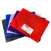 Pack of 120 A4 Clearview Assorted Colour 3 Flap Folders with Elasticated Closure