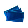Pack of 12 8x5" Frosted Blue Pencil Cases