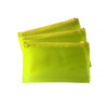 Pack of 120 8x5" Frosted Yellow Pencil Cases