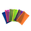 Pack of 120 8x5" Frosted Assorted Colour Pencil Cases