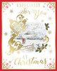 Box of 24 Winter Wonderland Design Luxury Portrait Christmas Cards With Envelopes