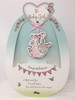 NEW BABY GIRL CONGRATULATIONS 3D SWING CARD 