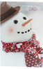 For A Special Dad Snowman Design Christmas Card