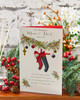 Wonderful Mum And Dad Wreath Design Nice Verse Christmas Card