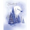 Snowy Scene with Thoughts of You Christmas Card