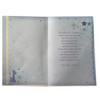 Blue Pastel Blessing Verse Baby Boy Christening Greetings Card
