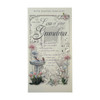Loss of Grandma Floral Design Sympathy Opacity Greeting Card