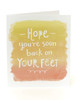 Watercolour Get Well Soon Card Watercolour Get Well Soon Card