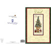 Christmas Tree Dad Handmade Nice Verse Xmas Card
