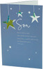 Nice Verse Stars Design Son Birthday Card