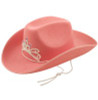 Pink Cowboy Hat with Tiara