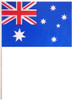 Australia Pvc Hand Flag with 40cm Stick