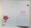 Granddaughter It is Your Happy Birthday Flower Slim Card 
