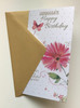 Granddaughter It is Your Happy Birthday Flower Slim Card 