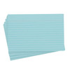 Pack of 100 6" x 4" Ruled Record Assorted Colour Cards by Concept