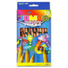 Pack of 12 Jumbo Triangle Easy Grips Colour Pencils by World of Colour