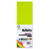 4" x 12" 150gsm 50 Sheets Fluorescent Card by Premier Activity