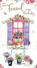 Friend Birthday Card Window With Flowers