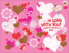 Fun Valentine's Day Card for Wife Includes 100% Gorgeous Valentine's Day Badge