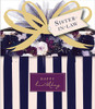 Sister-in-Law Birthday Card Luxury Shaped Ornate Present