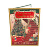 To a Dear Son and Daughter In Law Beautiful Decorative Stair Design Christmas Card