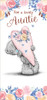 Lovely Auntie Tatty Teddy Holding Heart Design Mother's Day Card