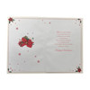 For Daughter In Law Heart With a Poinsettia Flower Design Christmas Card