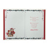To Both of You Bears With Gift Beautiful Red Christmas Card