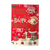 Especially For You Santa Pup & Snowflakes Christmas Card With Badge