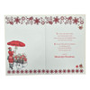 To a Special Sister and Family Flower Cart Design Christmas Card