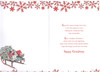 With Love to My Partner Gifts on Sleigh Design Christmas Card