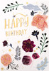 General Birthday Card Floral good mail Design