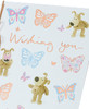 Birthday Card Boofle With Colourful Butterflies