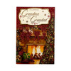 Cosy Fireplace Design To a Special Grandma and Grandad Christmas Card