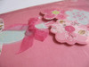 Stunning Large Glitter Coated Luxury Raised Flowers Mother's Day Card