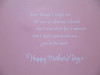 Stunning Large Glitter Coated Luxury Raised Flowers Mother's Day Card