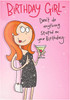 For Girl Cheeky Gag Funny Birthday Card