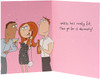 For Girl Cheeky Gag Funny Birthday Card