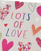 Lots of Love Hearts Design Greeting Card