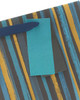 Blue And Gold Stripe Large Size Gift Bag