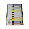 Pack of 10 Jan - Dec Month A4 Polypropylene Dividers with Reinforced Index Cover