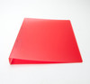 100x A5 Slim Red Translucent Ringbinders - Filing Ring Binder Storage