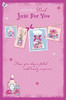 Birthday Pamper Items on Pink Card