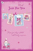 Birthday Pamper Items on Pink Card