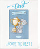 Me To You Best Dad Photo Frame, 6\" x 4\